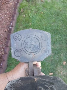 ANTIQUE CATHOLIC CHURCH EUCHARIST COMMUNION HOST HOLY WAFER IRON PRESS (J) - Picture 1 of 10