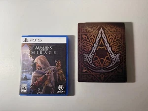 Assassin's Creed Mirage for PS5 PlayStation 5 with Collector's Steelbook - Picture 1 of 9