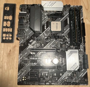 CPU + Motherboard + RAM Combo: ASUS PRIME B550-PLUS + Ryzen 7 5800X + 16 GB - Picture 1 of 24