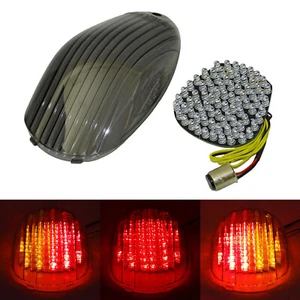 Smoke LED Integrated Blinker Taillight For KAWASAKI Vulcan 900 VN 1500 1600 Mean - Picture 1 of 8