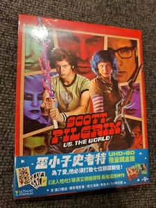 SCOTT PILGRIM Vs THE WORLD 4K UHD Blu-ray Steelbook FULL SLIP Booklet RegionFree - Picture 1 of 6
