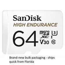 SanDisk 64GB High Endurance microSDXC micro SDXC Card Dash Cam SDSQQNR-064G LOT