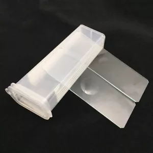 5 Pieces Reusable Concave Blank Glass Microscope Slides Glass f/ Liquid Specimen - Picture 1 of 6