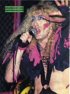 1986 Dee Snyder Twisted Sister Lead 2 pc MAGAZINE PHOTOs Fan Gift Idea! (4123) - Picture 1 of 2