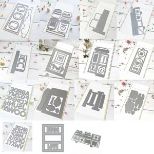 Movable Card Box Metal Cutting Dies Paper Crafts DIY Stencil Scrapbooking Album