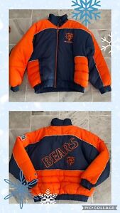Vintage NFL Football CHICAGO BEARS Pro Player WARM Coat Winter Jacket Parka XL