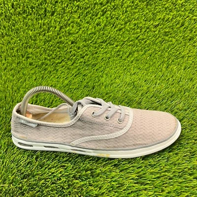 Columbia Vulc N Vent Mujer Talla 9.5 Gris Blanco Informal Zapatos para Caminar Planos Foto 1 de 4