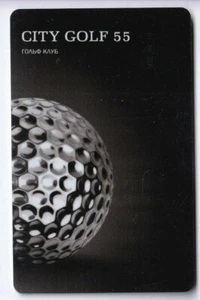 CARTE / CARD THEMATIQUE TOPIC .. RUSSIE OMSK SPORT GOLF GOLFING GREEN CITY 5 N° - Imagen 1 de 2