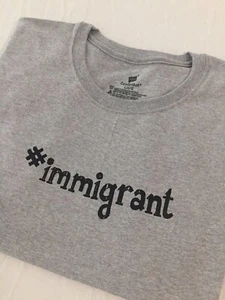 AMERICAN #immigrant by House of Choclet Hand Printed Men's Size XL NWOT - Picture 1 of 8
