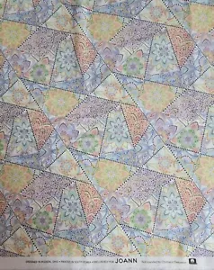 Baumwoll Quilt Stoff 2 Yards "Crazy Quilt" "Cheater" Baumwollstoff JOANN - Bild 1 von 1