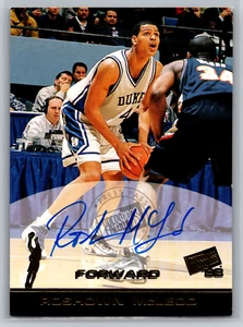 Roshown McLeod 1998 Press Pass Basketball Rookie Auto Duke Blue Devils - Picture 1 of 2