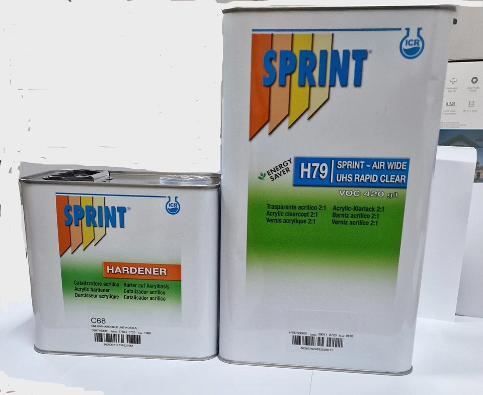 H79 TRASPARENTE SPRINT UHS LT. 5 KIT CON CATALIZZATORE DA 2.5 LT - Immagine 1 di 1