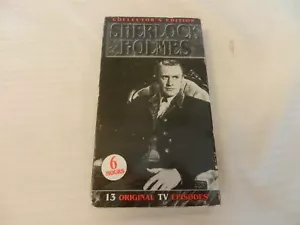Sherlock Holmes Collector's Edition (VHS Tape) 13 Original TV Episodes- TESTED - Picture 1 of 3