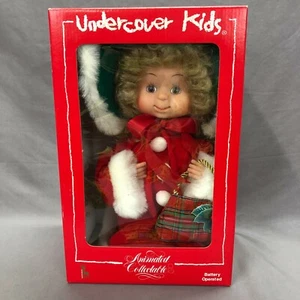 SANTA’S BEST UNDERCOVER KIDS ANIMATED 14” BRETANY 1993 CHRISTMAS NOT WORKING - Bild 1 von 7