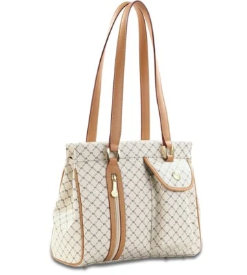 Bolsa de mão Rioni Signature (marfim sólido) ORGANIZADOR DE OMBRO Stn-20111 - Imagem 1 de 4