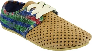 OTZ Shoes Jazz Goat Suede Unisex Color: Mustard/Batik , Free Shipping size 5 ,8  - Picture 1 of 6