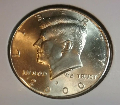 2000 Kennedy P&D Half Dollars - BU - Uncirculated Cover