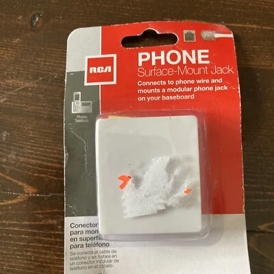 RCA TP265WHR Phone Surface-Mount Jack Connector  - Image 1 of 4
