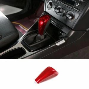 For BMW 3-Series E90 2005-2011 2012 ABS Red Console Gear Shift Knob Cover Trim - Picture 1 of 8