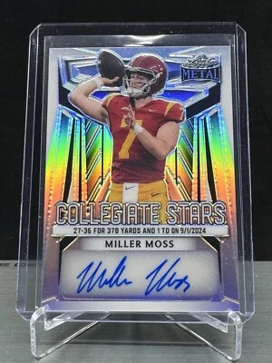 2024 MILLER MOSS PRC - Leaf Metal Collegiate Stars Auto - 2/35 - Image 1 of 3
