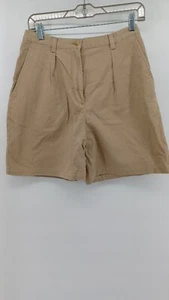 Jones New York Sport Women's Shorts Size 8 High Rise Khaki 100% Cotton  - Picture 1 of 8