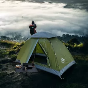 Tenda da Campeggio per 2 Persone Rifugio Impermeabile con Zanzariera e Borsa da Trasporto - Foto 1 di 13