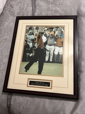 Tiger Woods Four Time Masters Champion 11 de abril de 2005 en fotografía 11 X 14 Foto 1 de 3