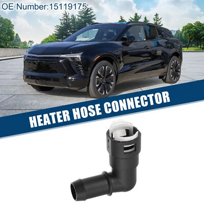 No.15119175 Heater Hose Connector for Buick Rainier 2004-2006 Plastic Black Foto 1 de 4