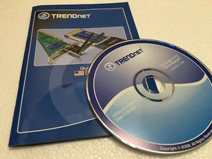 Original TRENDnet Utility & Treiber CD TEW-641PC/TEW-643PI & Papier Kurzanleitung - Bild 1 von 8