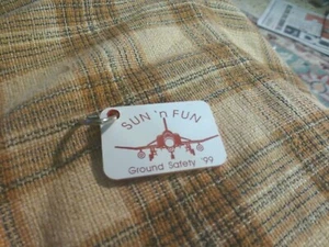 1999 FUN N SUN AIR SHOW Ground Safety Crew TAG Collector VG ! - Picture 1 of 3