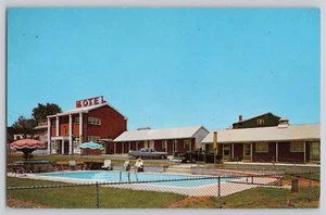 Postal Nuevo Brunswick Nueva Jersey Swiss Motel Piscina Vista Exterior - Imagen 1 de 2