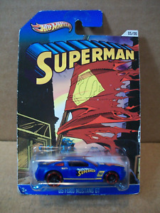 2012 Hot Wheels ~ Superman ~ '05 Ford Mustang GT ~ #5/6