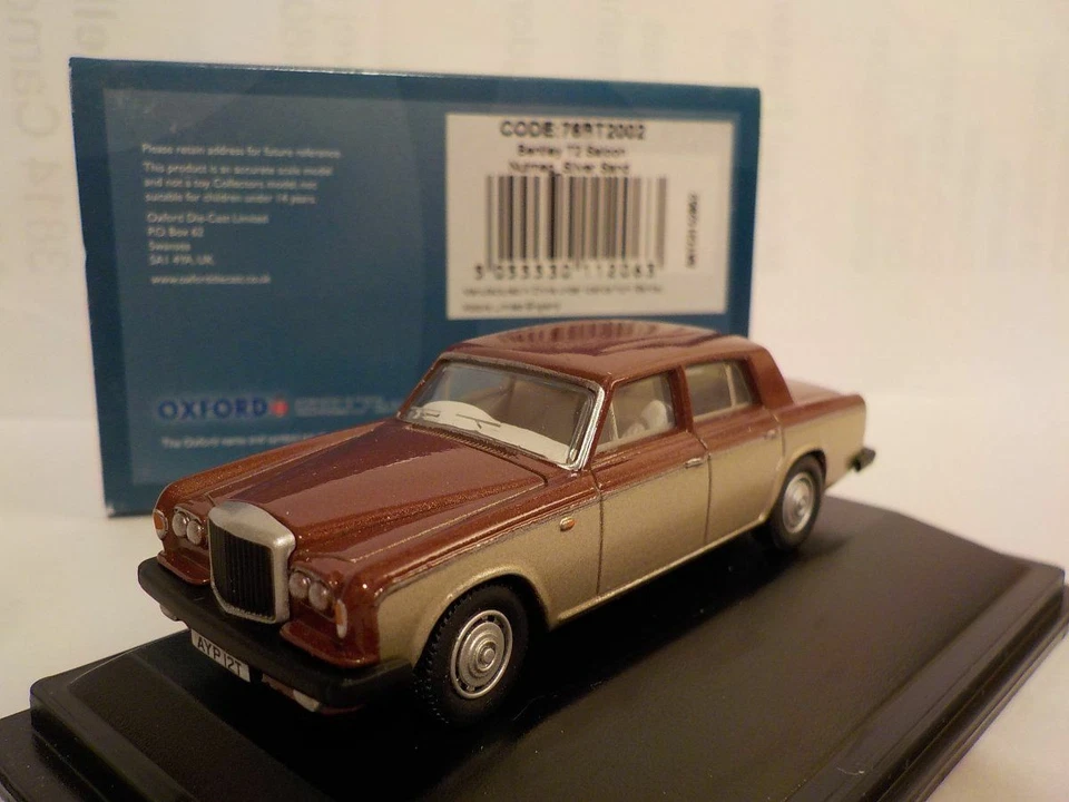 Model Car, Bentley T2, Red, Sand, 1/76 New oxford diecast - Image 1 of 1