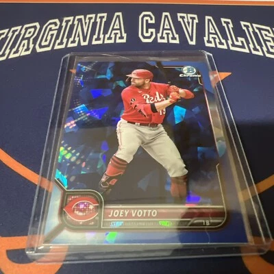 2022 Bowman Chrome Sapphire Joey Votto #64 Cincinnati Reds Base Card - Image 1 of 2