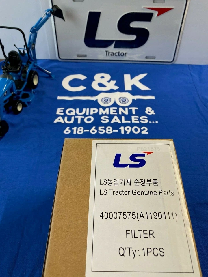 LS Tractor OEM Primary Air Filter Element 40007575 - Image 1 of 1