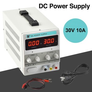 30V 10A Adjustable Variable Digital DC Regulated Power Supply Lab Grade w/ Cable