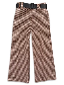 Vintage Bell Bottoms donna svasato ruggine arancione nero taglia M hippie boho! - Foto 1 di 16