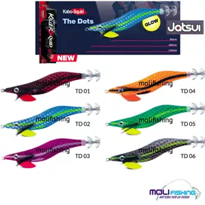 TOTANARA EGI PESCA SEPPIE E CALAMARI JATSUI THE DOTS 2.5 - 3.0 - 3.5 GLOW NEW - Imagen 1 de 1
