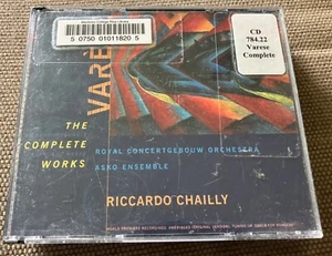 Varese The Complete Works Riccardo Chailly - 2 CD - Ex-library - Picture 1 of 1