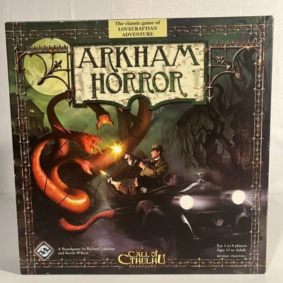 Arkham Horror Board Game by Fantasy Flight Games. Complete. - Image 1 of 4