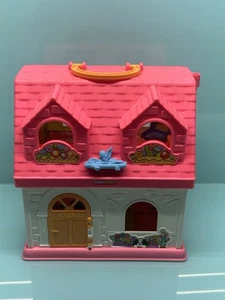 Casa de muñecas Fisher Price Little People Surprise & Sounds Home rosa plegable - Imagen 1 de 13