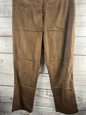Pantalones Caribbean Joe para mujer talla 14 marrón gamuza festival bohemio años 90 de colección Foto 1 de 4