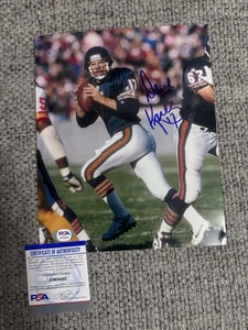 Dave Krieg autographed signed 8x10 photo Chicago Bears PSA COA - Picture 1 of 4