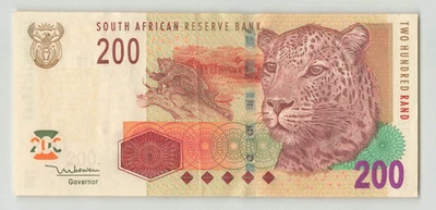 SOUTH AFRICA 200 Rand 2005, P-132a Mboweni, Original AU, AG8546901E. S3 - Image 1 of 2