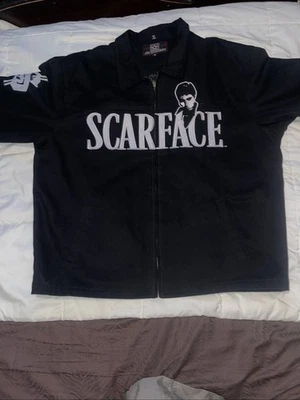 HTF SCARFACE (JH Design) Black  Zip Up Size 2X - Image 1 of 4