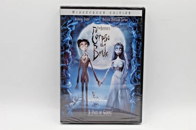 Tim Burton’s Corpse Bride Full-Screen DVD 2005 Animated Movie Film Brand New - Imagem 1 de 2