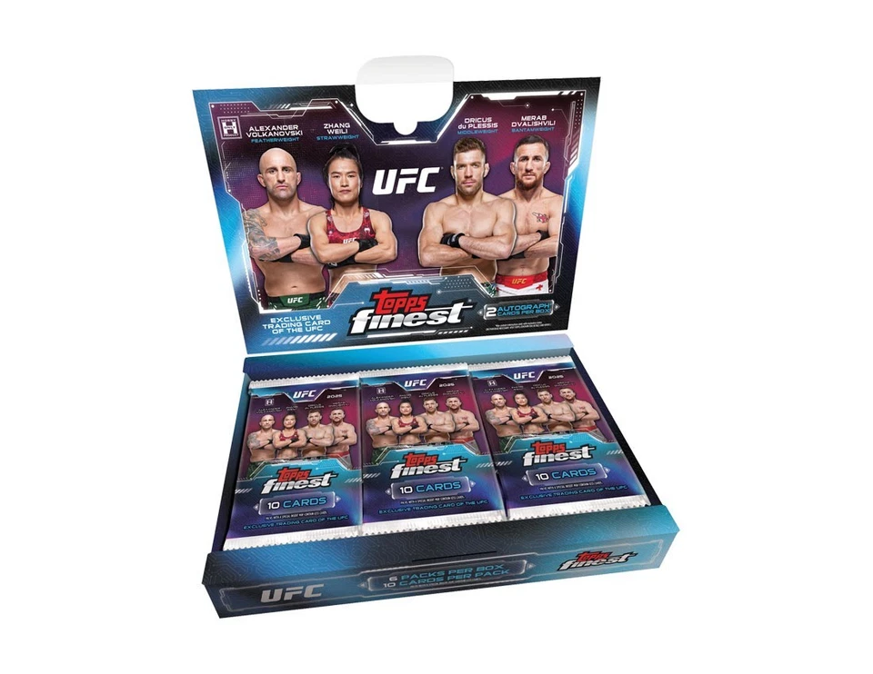 2025 Topps Finest UFC Hobby Box - Image 1 of 4