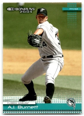 2004 Donruss A.J. Burnett Florida Marlins #264 - Image 1 of 2