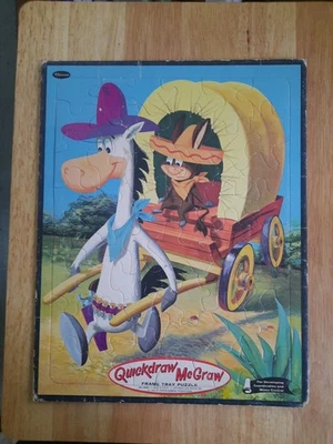 Rompecabezas Quick Draw 1960 marco-bandeja Hanna-Barbera Foto 1 de 4