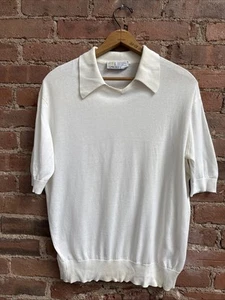 VINTAGE John Smedley Polo Syle Pullover, Gr. Medium, Sea Island Cotton 70’s - Bild 1 von 9